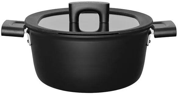 Fiskars Hard Face gryte med lokk - 3,5 l