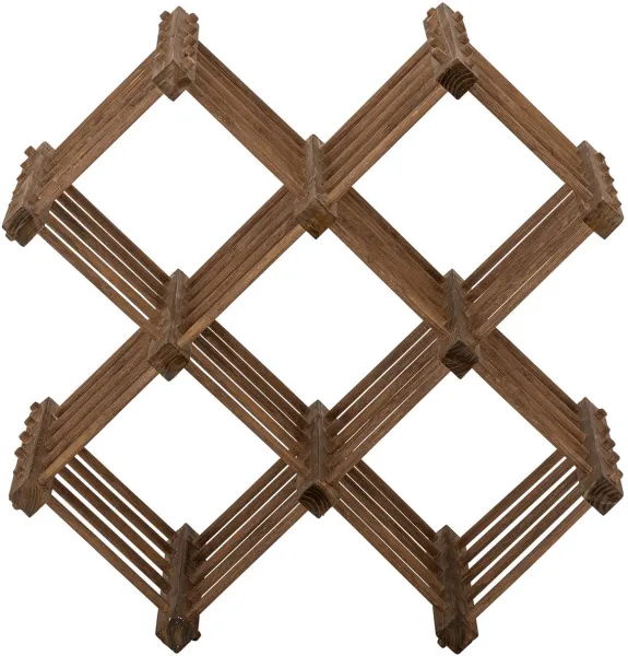 BLOOMINGVILLE Lucas vinreol, 5 rom - naturlig bambus